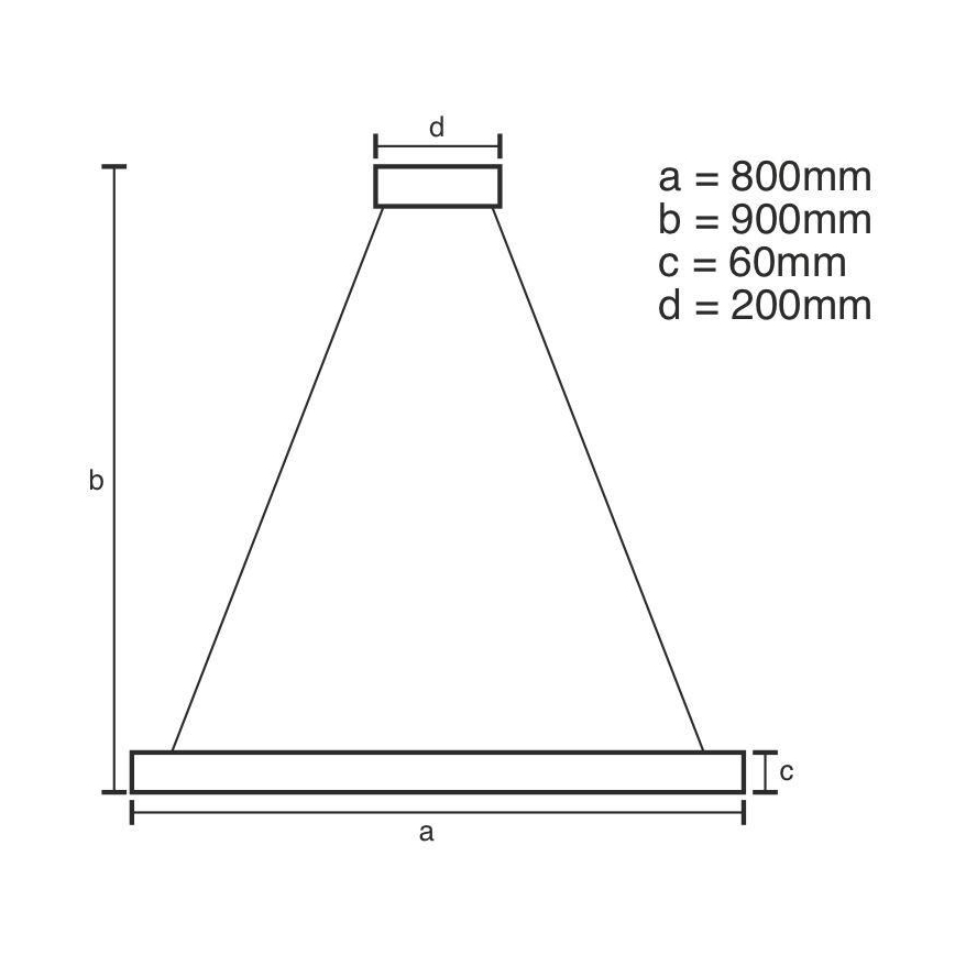 LED Prigušivi luster na sajli LED/110W/230V 3000-6500K + daljinski upravljač