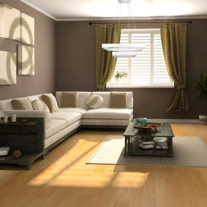 LED Prigušivi luster na sajli LED/113W/230V 3000K bijela