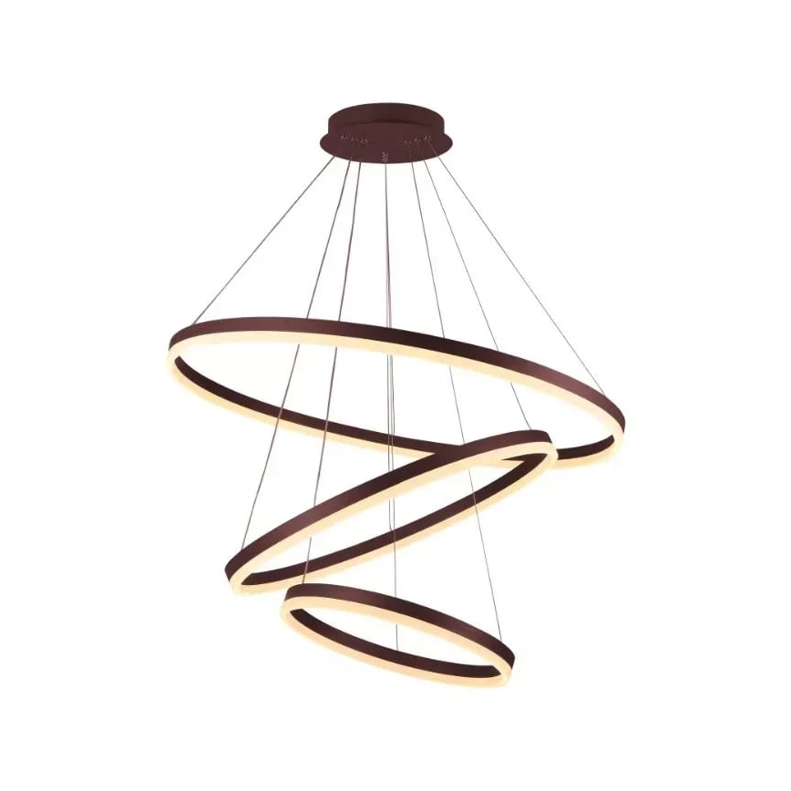 LED Prigušivi luster na sajli LED/125W/230V 3000-6500K pr. 80 cm + daljinski upravljač