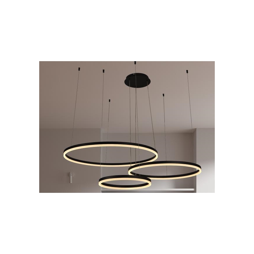 LED Prigušivi luster na sajli LED/125W/230V 3000-6500K + daljinski upravljač