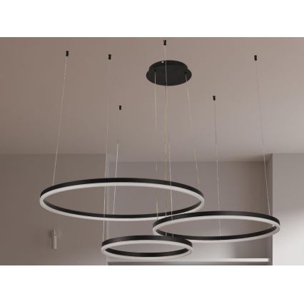LED Prigušivi luster na sajli LED/125W/230V 3000-6500K + daljinski upravljač