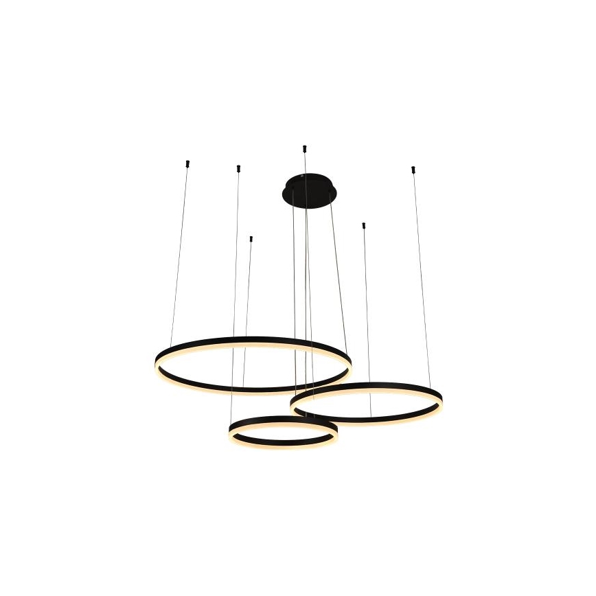 LED Prigušivi luster na sajli LED/125W/230V 3000-6500K + daljinski upravljač