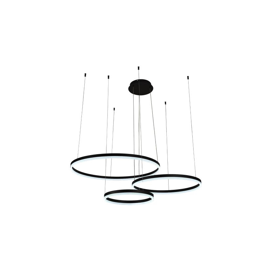 LED Prigušivi luster na sajli LED/125W/230V 3000-6500K + daljinski upravljač