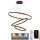 LED Prigušivi luster na sajli LED/125W/230V 3000-6500K pr. 80 cm + daljinski upravljač