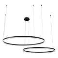 LED Prigušivi luster na sajli LED/128W/230V 3000-6500K + daljinski upravljač