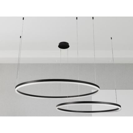 LED Prigušivi luster na sajli LED/128W/230V 3000-6500K + daljinski upravljač