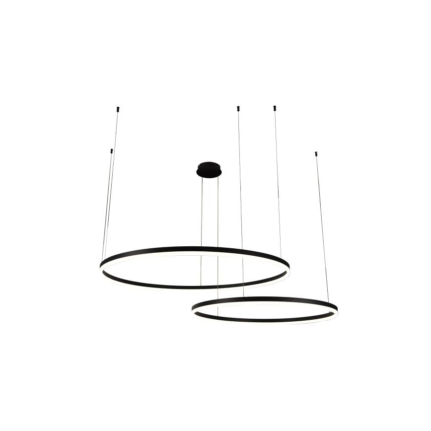 LED Prigušivi luster na sajli LED/128W/230V 3000-6500K + daljinski upravljač