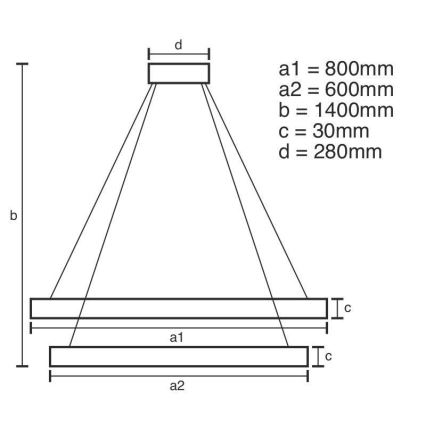 LED Prigušivi kristalni luster na sajli LED/160W/230V 3000-6500K srebrna + daljinski upravljač