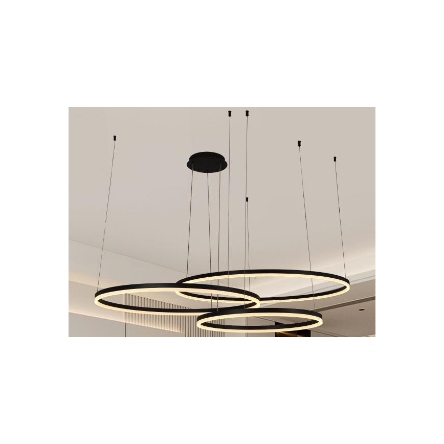 LED Prigušivi luster na sajli LED/170W/230V 3000-6500K + daljinski upravljač