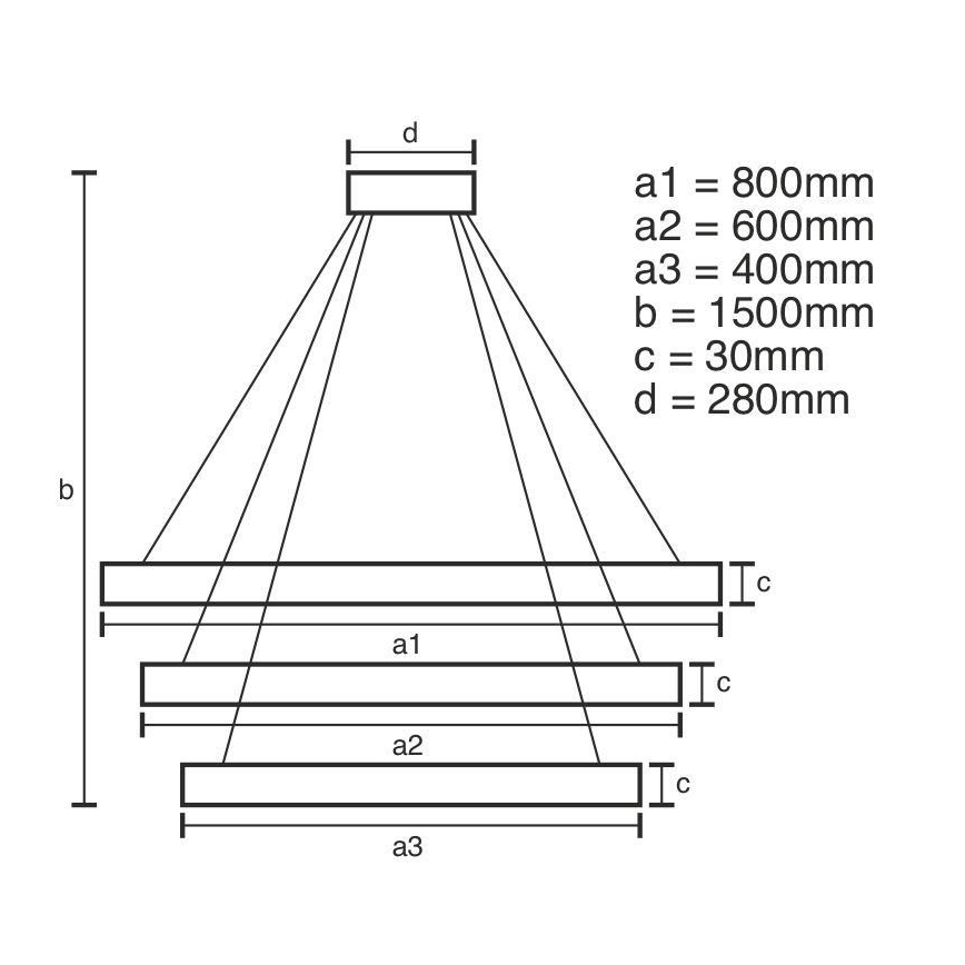LED Prigušivi kristalni luster na sajli LED/210W/230V 3000-6500K srebrna + daljinski upravljač