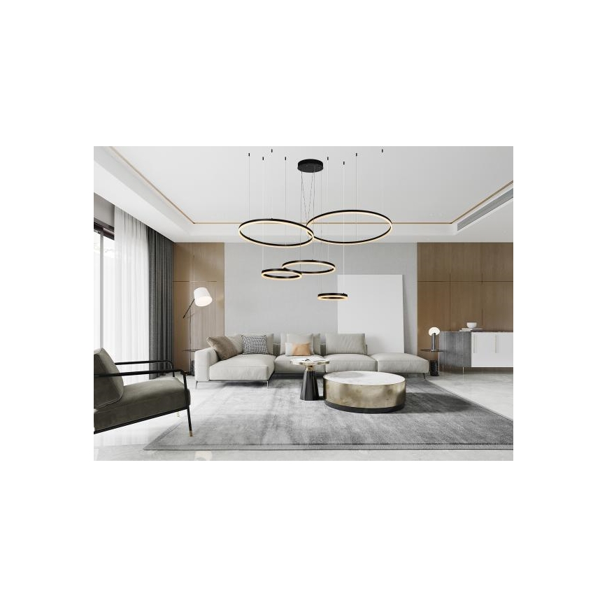 LED Prigušivi luster na sajli LED/220W/230V 3000-6500K + daljinski upravljač