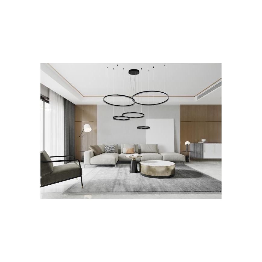 LED Prigušivi luster na sajli LED/220W/230V 3000-6500K + daljinski upravljač