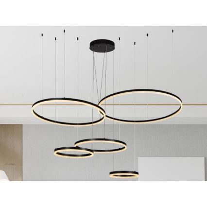 LED Prigušivi luster na sajli LED/220W/230V 3000-6500K + daljinski upravljač