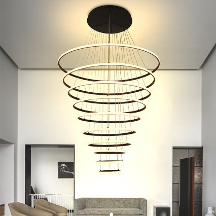 LED Prigušivi luster na sajli LED/365W/230V 3000-6500K + daljinski upravljač