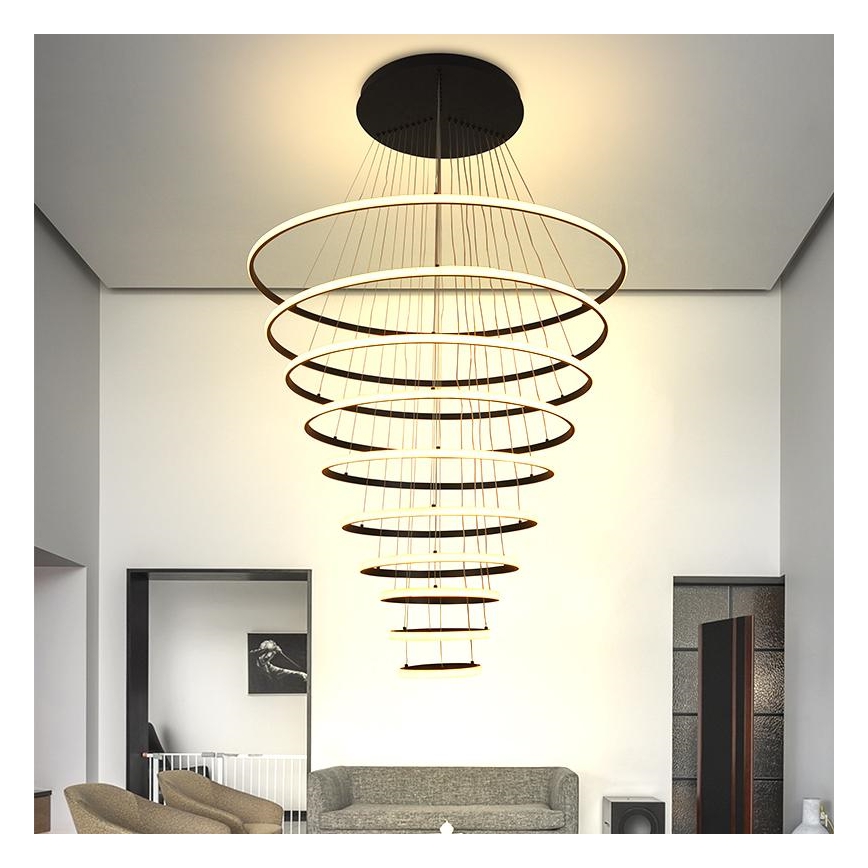 LED Prigušivi luster na sajli LED/365W/230V 3000-6500K + daljinski upravljač