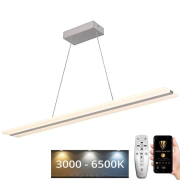 LED Prigušivi luster na sajli LED/40W/230V 3000-6500K bijela + daljinski upravljač