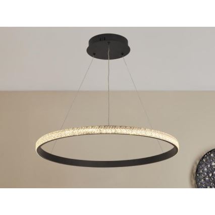 LED Prigušivi luster na sajli LED/40W/230V 3000-6500K + daljinski upravljač
