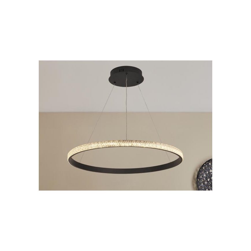 LED Prigušivi luster na sajli LED/40W/230V 3000-6500K + daljinski upravljač