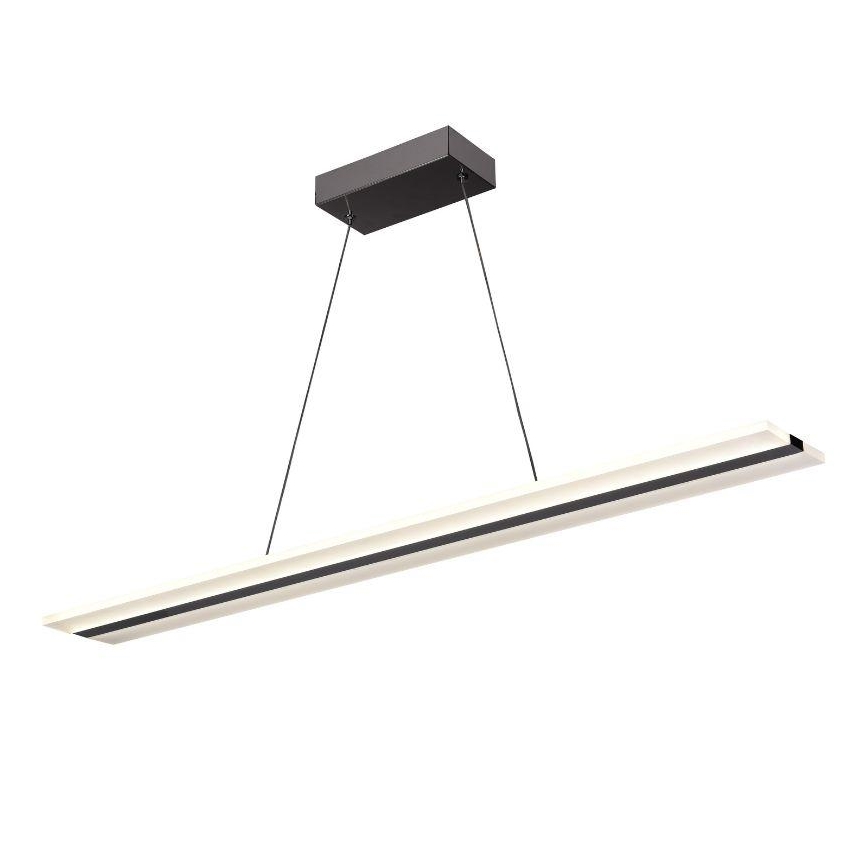 LED Prigušivi luster na sajli LED/40W/230V 3000-6500K krom + daljinski upravljač