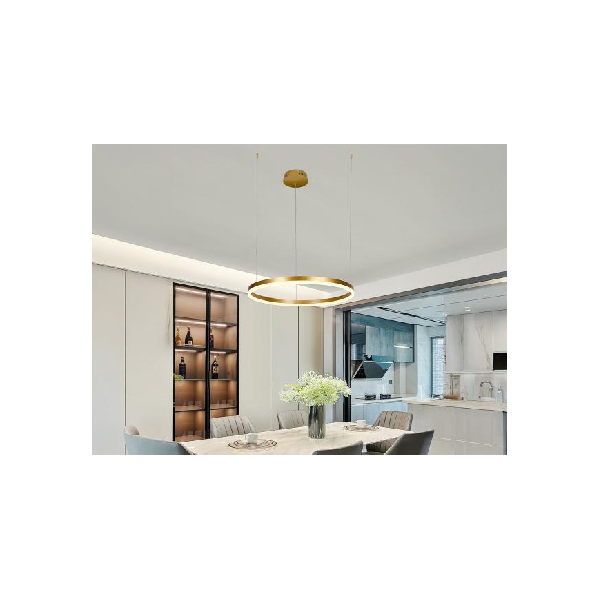 LED Prigušivi luster na sajli LED/42W/230V 3000-6500K + daljinski upravljač