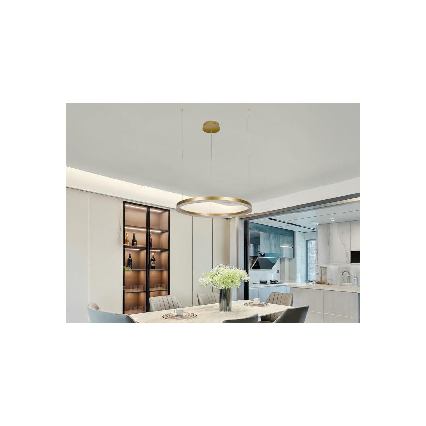LED Prigušivi luster na sajli LED/42W/230V 3000-6500K + daljinski upravljač