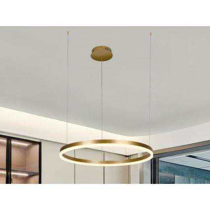LED Prigušivi luster na sajli LED/42W/230V 3000-6500K + daljinski upravljač