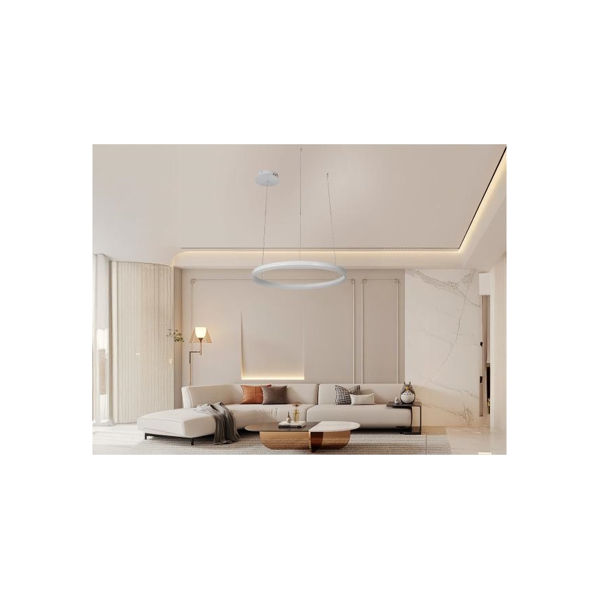 LED Prigušivi luster na sajli LED/42W/230V 3000-6500K + daljinski upravljač
