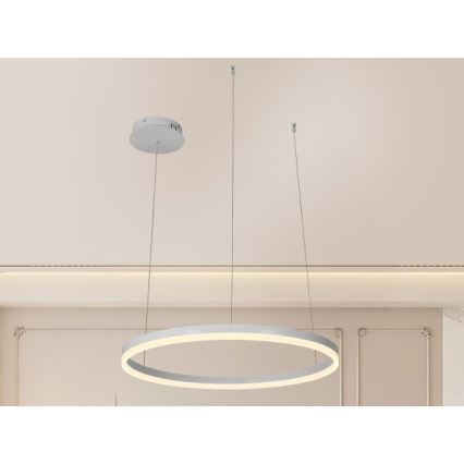 LED Prigušivi luster na sajli LED/42W/230V 3000-6500K + daljinski upravljač