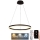 LED Prigušivi luster na sajli LED/42W/230V 3000-6500K pr. 60 cm + daljinski upravljač