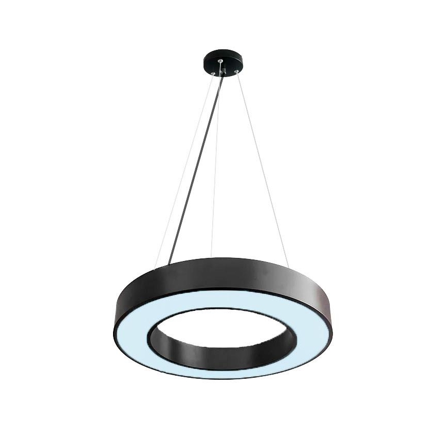 LED Prigušivi luster na sajli LED/45W/230V 3000-6500K crna + daljinski upravljač