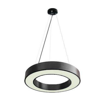 LED Prigušivi luster na sajli LED/45W/230V 3000-6500K crna + daljinski upravljač