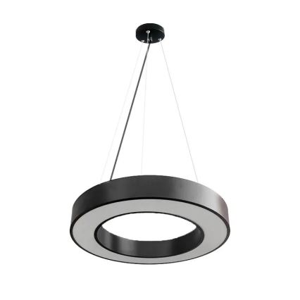 LED Prigušivi luster na sajli LED/45W/230V 3000-6500K crna + daljinski upravljač