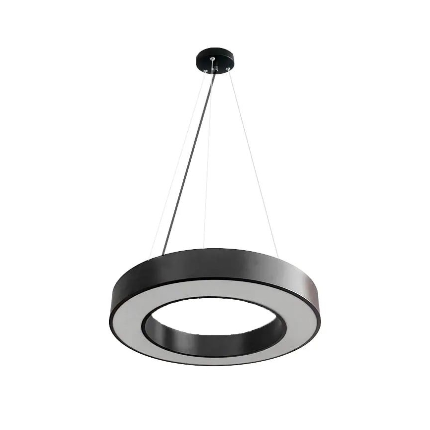 LED Prigušivi luster na sajli LED/45W/230V 3000-6500K crna + daljinski upravljač