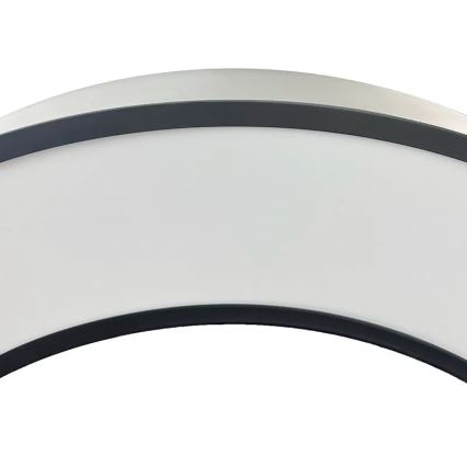 LED Prigušivi luster na sajli LED/45W/230V 3000-6500K crna + daljinski upravljač