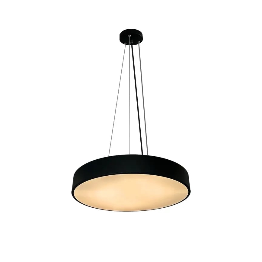 LED Prigušivi luster na sajli LED/50W/230V 3000-6500K crna + daljinski upravljač