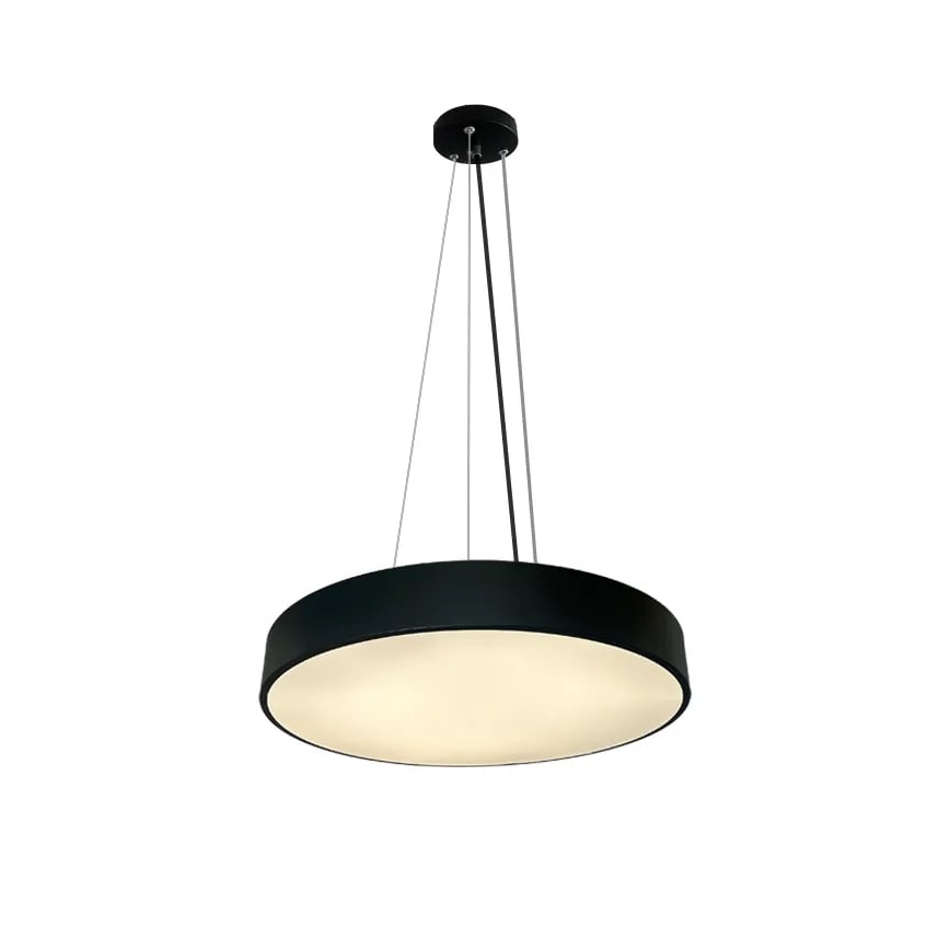 LED Prigušivi luster na sajli LED/50W/230V 3000-6500K crna + daljinski upravljač