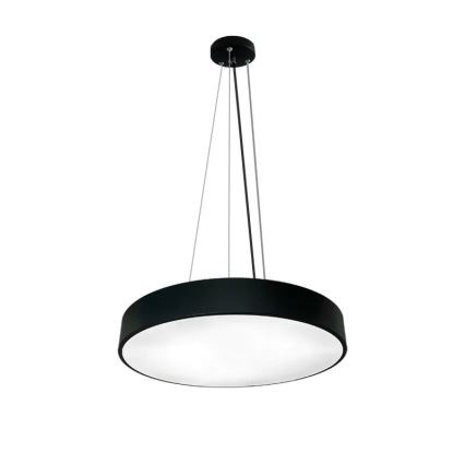 LED Prigušivi luster na sajli LED/50W/230V 3000-6500K crna + daljinski upravljač