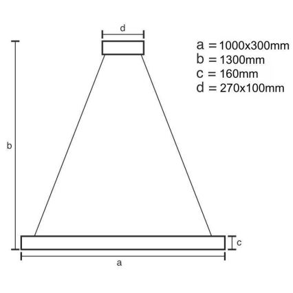 LED Prigušivi luster na sajli LED/50W/230V 3000-6500K zlatna + daljinski upravljač