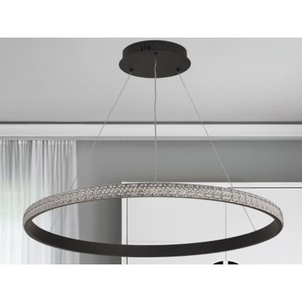 LED Prigušivi luster na sajli LED/55W/230V 3000-6500K + daljinski upravljač