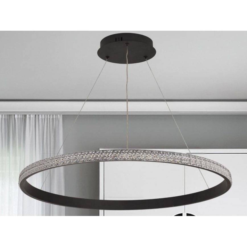 LED Prigušivi luster na sajli LED/55W/230V 3000-6500K + daljinski upravljač