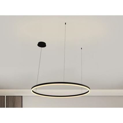 LED Prigušivi luster na sajli LED/55W/230V 3000-6500K + daljinski upravljač