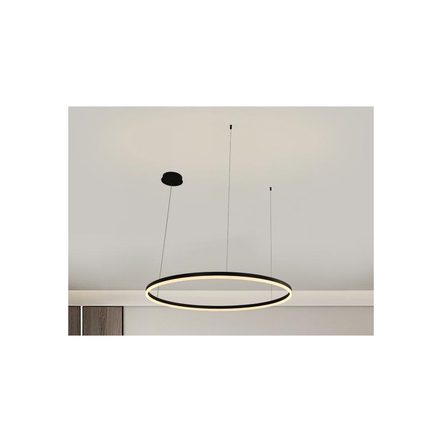 LED Prigušivi luster na sajli LED/55W/230V 3000-6500K + daljinski upravljač
