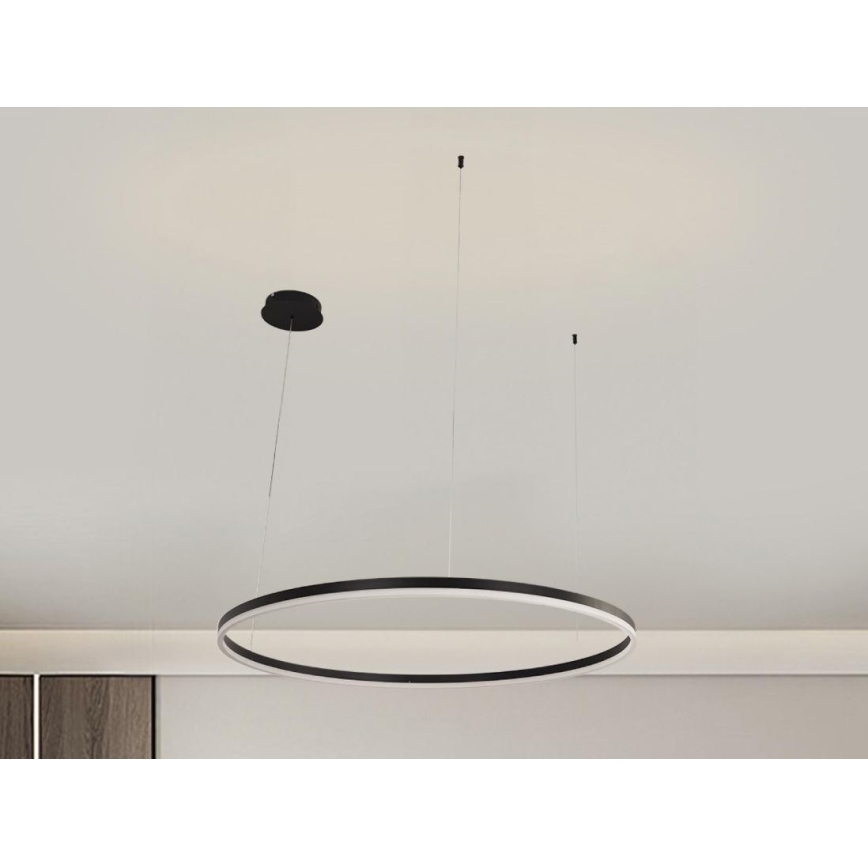 LED Prigušivi luster na sajli LED/55W/230V 3000-6500K + daljinski upravljač