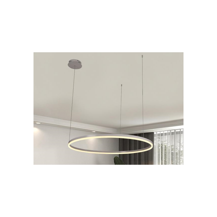 LED Prigušivi luster na sajli LED/55W/230V 3000-6500K + daljinski upravljač