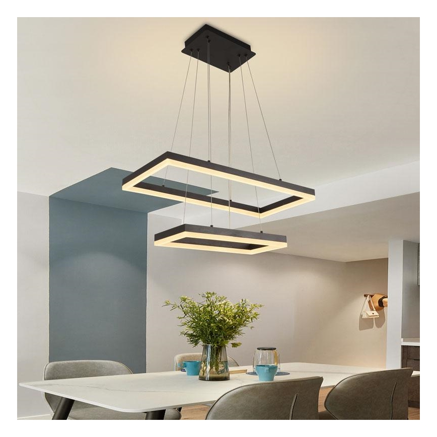 LED Prigušivi luster na sajli LED/65W/230V 3000-6500K + daljinski upravljač
