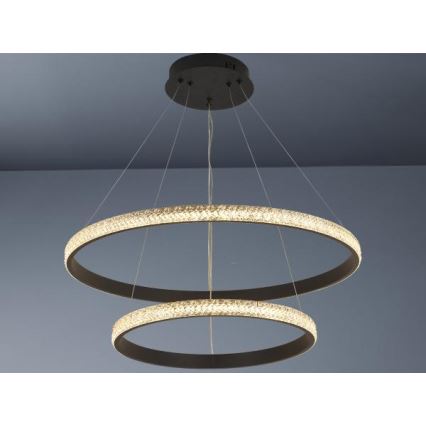 LED Prigušivi luster na sajli LED/65W/230V 3000-6500K + daljinski upravljač