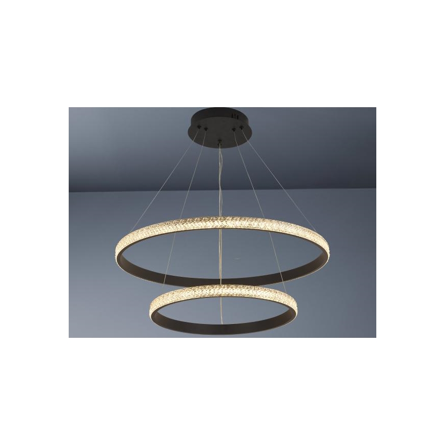 LED Prigušivi luster na sajli LED/65W/230V 3000-6500K + daljinski upravljač