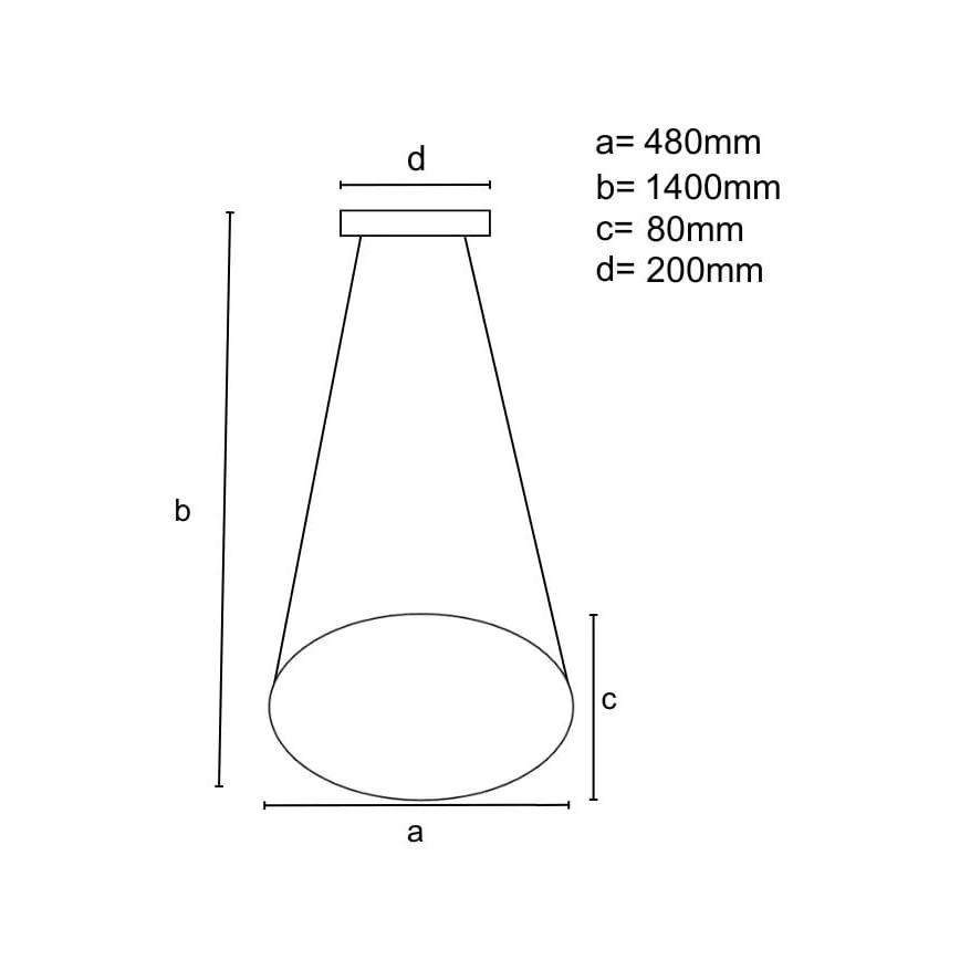 LED Prigušivi luster na sajli LED/65W/230V 3000-6500K krom + daljinski upravljač