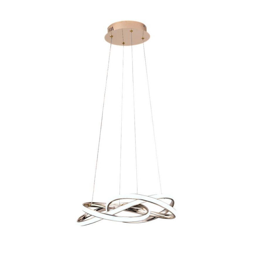 LED Prigušivi luster na sajli LED/65W/230V 3000-6500K zlatna + daljinski upravljač
