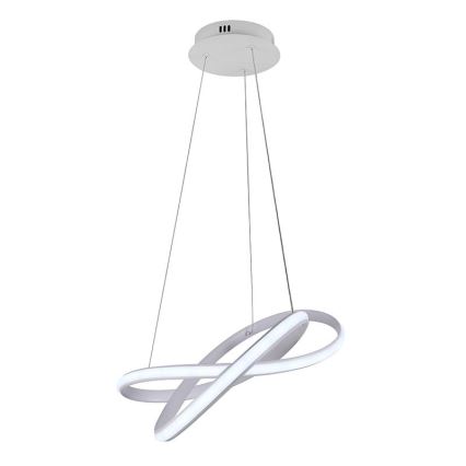 LED Prigušivi luster na sajli LED/70W/230V 3000-6500K bijela + daljinski upravljač
